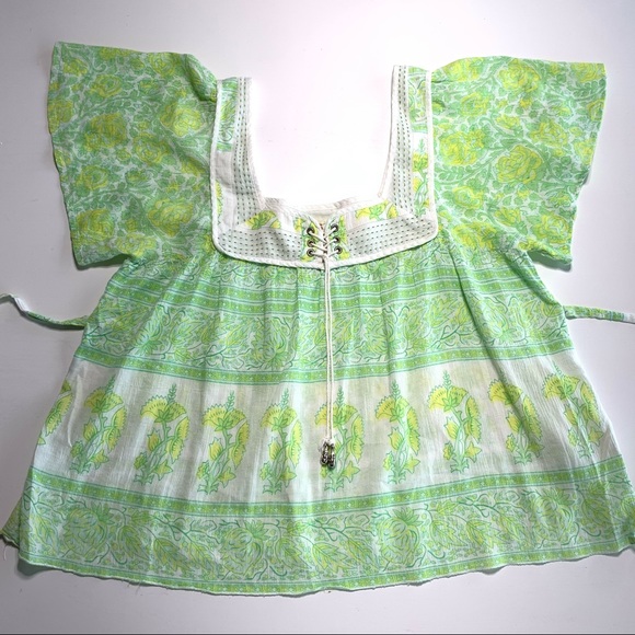 Free people floral neon square top - Picture 8 of 8